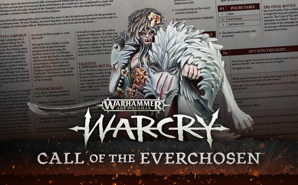 Устройте охоту за сокровищами в Cursed City в кампании Warcry для 4 игроков