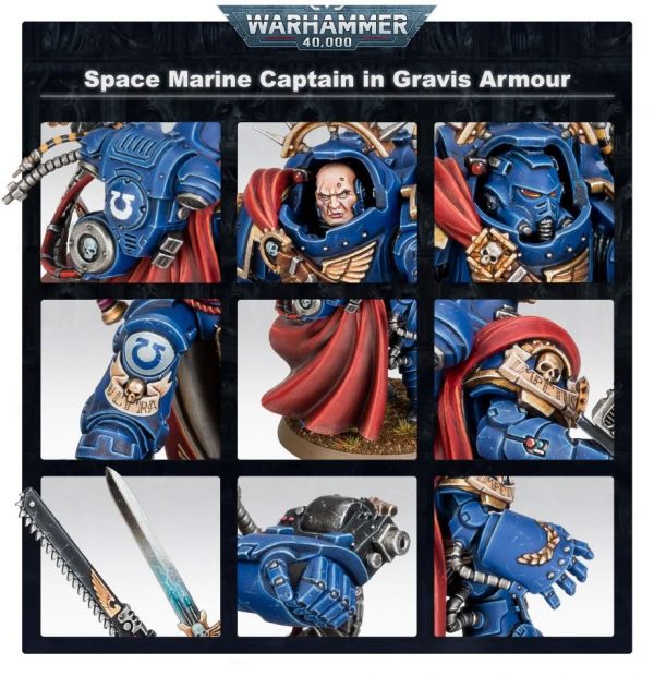 Space Marines: Captain in Gravis Armour