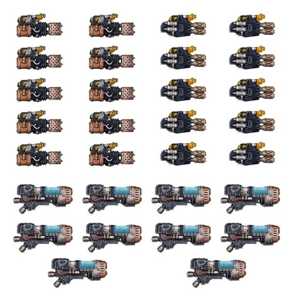 Legion Astartes: Heavy Weapons Upgrade Set – Heavy Flamers, Multi-meltas, and Plasma Cannons