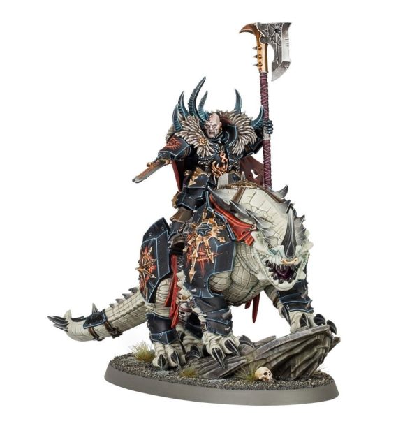 Slaves to Darkness: Chaos Lord on Karkadrak