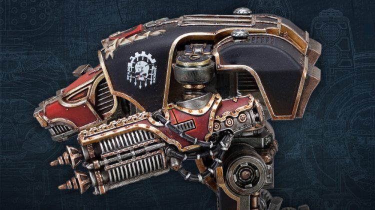 Speedrun Engine вбиває масивною зброєю Adeptus Titanicus з конверсійним променем
