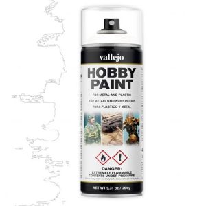 Hobby Paint Primer: White Spray