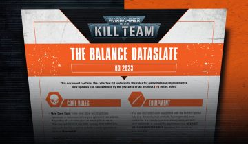Правки балансу Kill Team Q3 2023