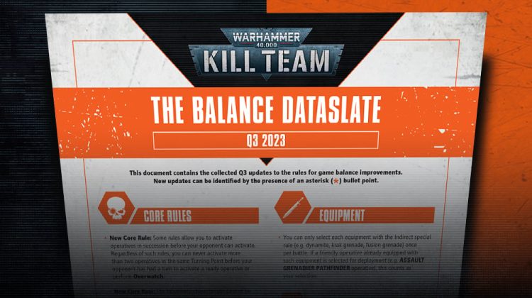Правки балансу Kill Team Q3 2023