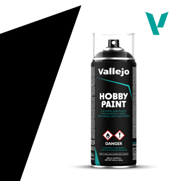 Hobby Paint Primer: Black Spray