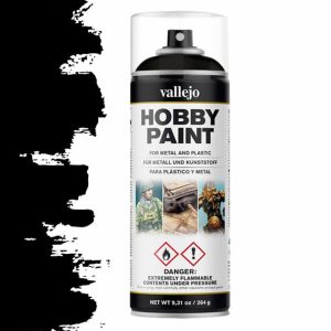 Hobby Paint Primer: Black Spray