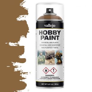Hobby Paint Primer: Leather Brown Spray