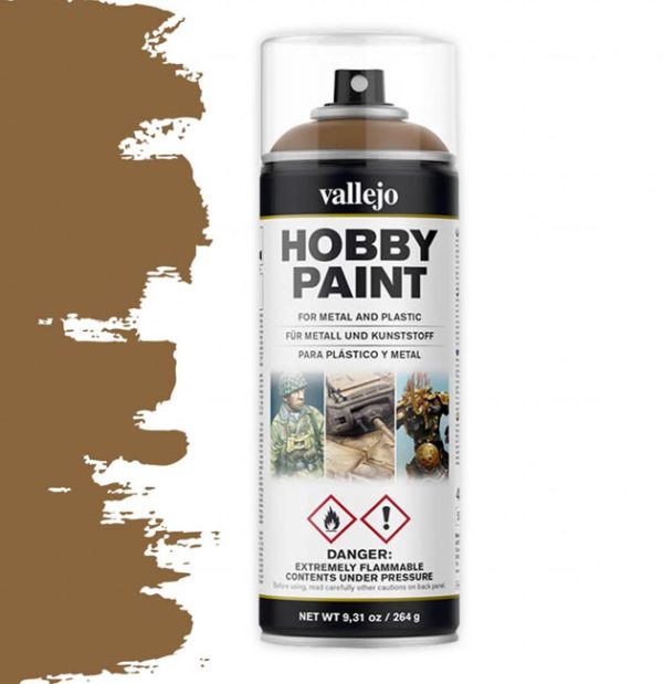 Hobby Paint Primer: Leather Brown Spray