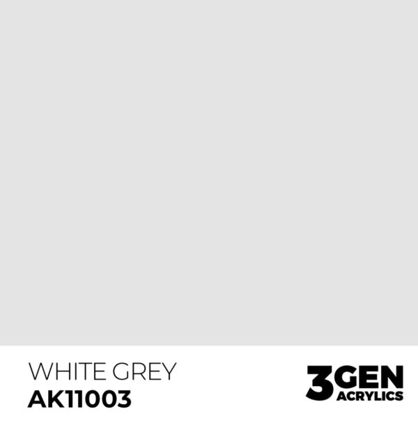 Standard Colors: White Grey