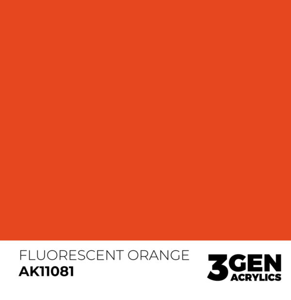 Standard Colors: Fluorescent Orange
