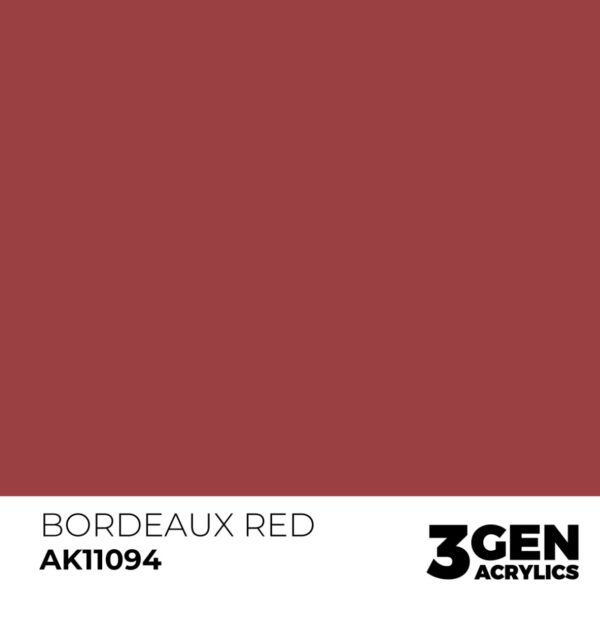 Standard Colors: Bordeaux Red