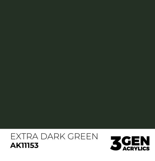 Standard Colors: Extra Dark Green