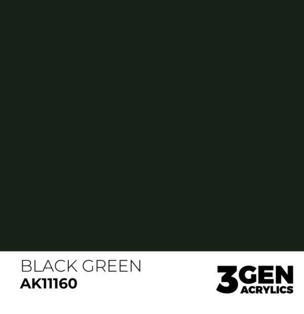 Standard Colors: Black Green