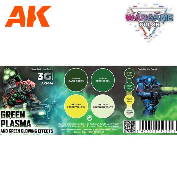 3G Color Set: Green Plasma