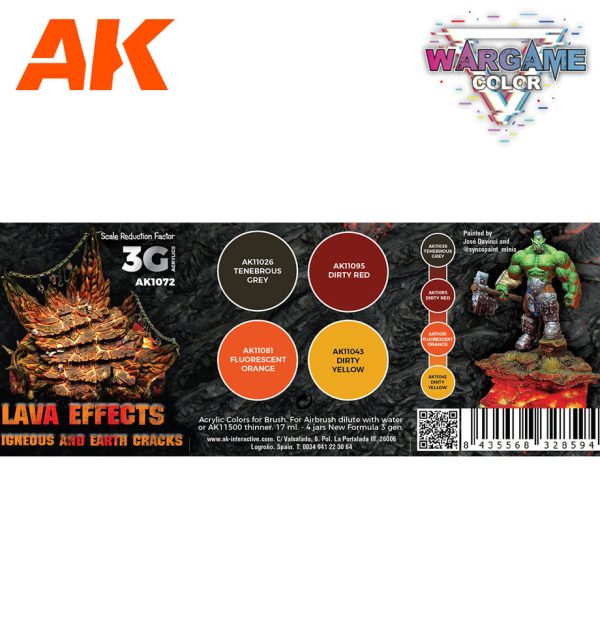 3G Color Set: Lava Effects