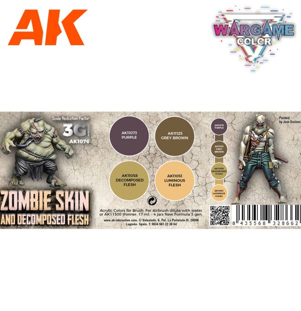 3G Color Set: Zombie Skin