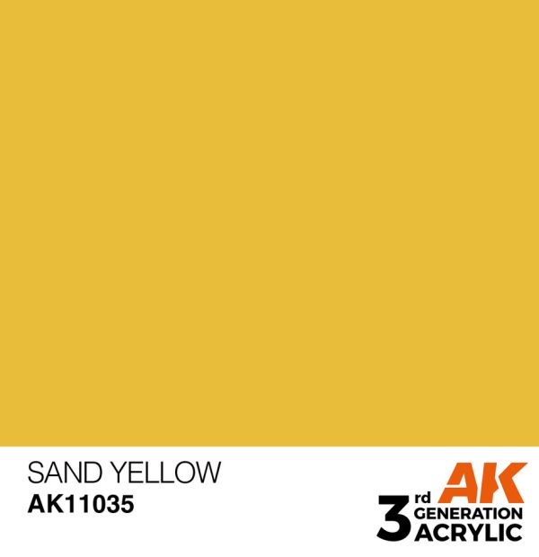 Standard Colors: Sand Yellow