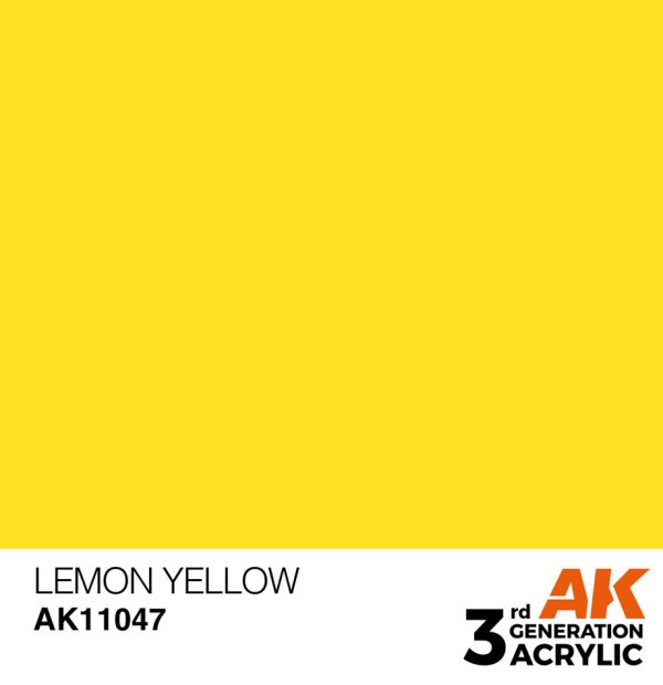 Standard Colors: Lemon Yellow