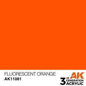Standard Colors: Fluorescent Orange