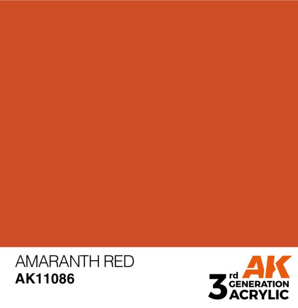 Standard Colors: Amaranth Red