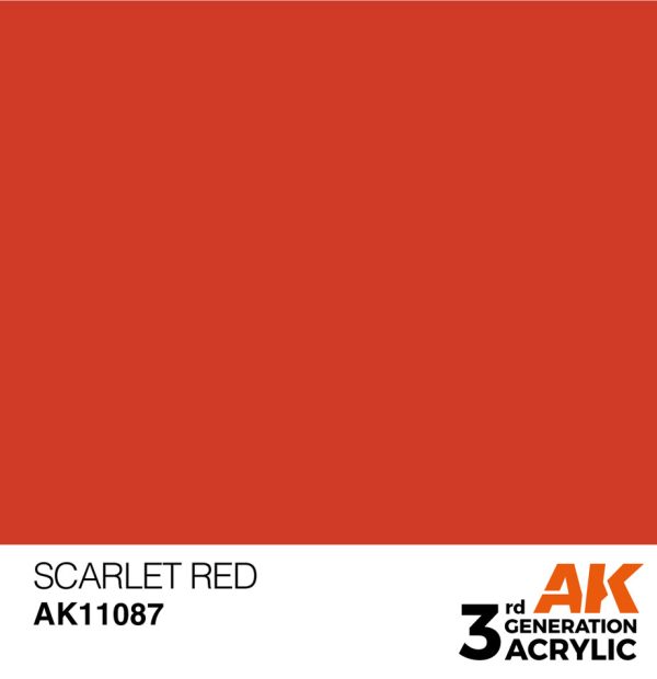 Standard Colors: Scarlet Red