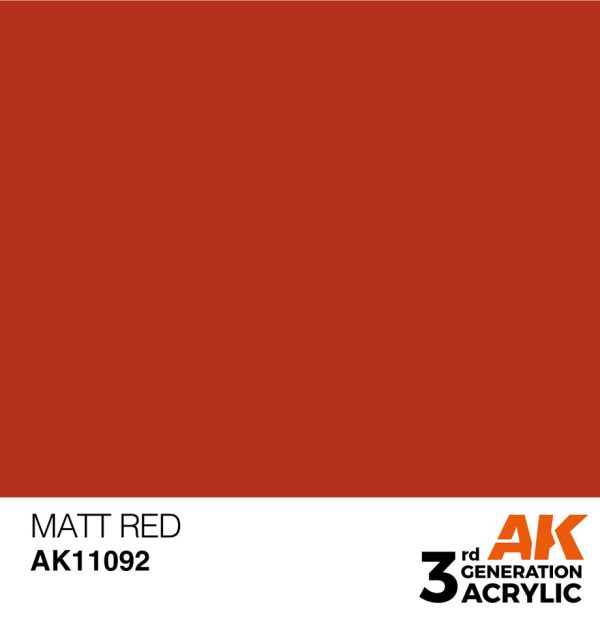 Standard Colors: Matt Red