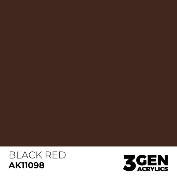 Standard Colors: Black Red