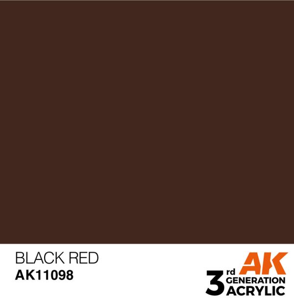 Standard Colors: Black Red