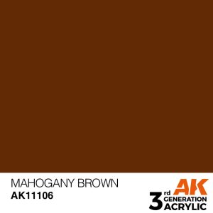 Standard Colors: Mahogany Brown