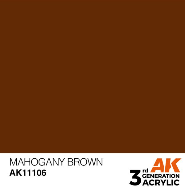 Standard Colors: Mahogany Brown