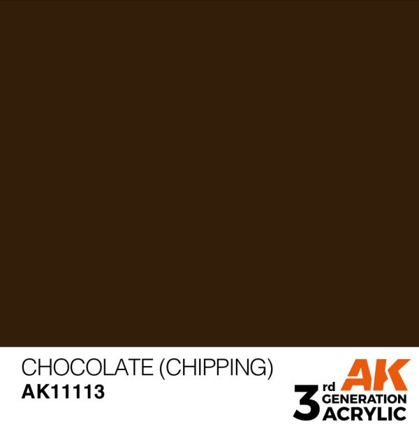 Standard Colors: Chocolate (Chipping)