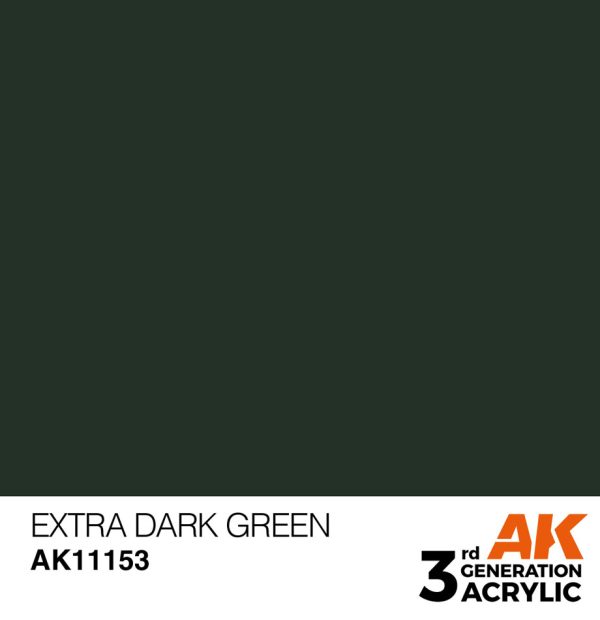 Standard Colors: Extra Dark Green