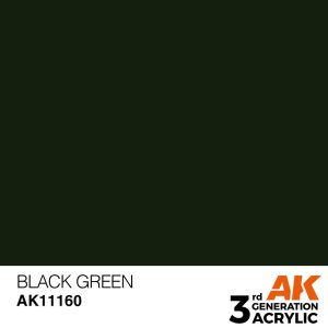 Standard Colors: Black Green