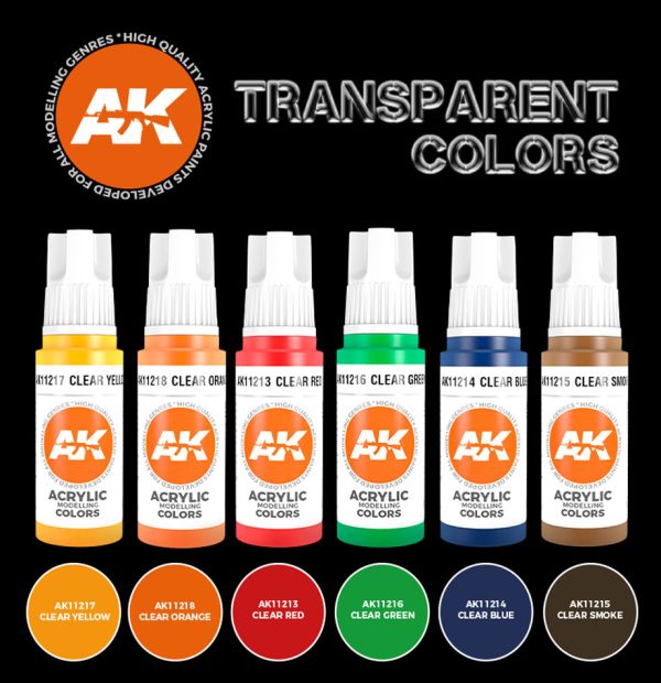 Transparent Colors Set