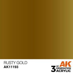 Metallic Colors: Rusty Gold