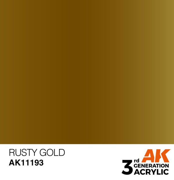 Metallic Colors: Rusty Gold