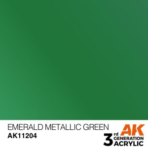 Metallic Colors: Emerald Metallic Green