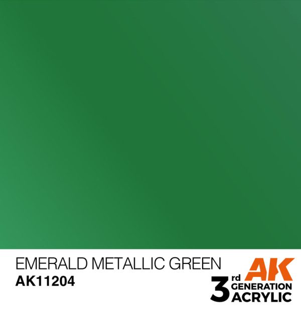 Metallic Colors: Emerald Metallic Green