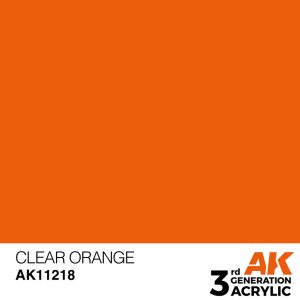 Standard Colors: Clear Orange