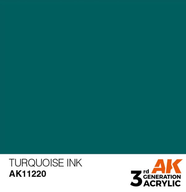 Ink Colors: Turquoise