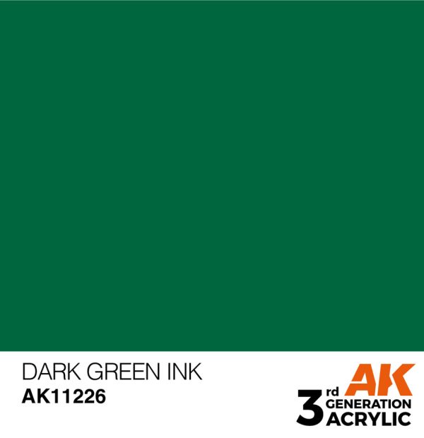 Ink Colors: Dark Green