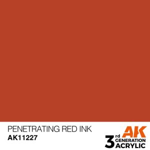 Ink Colors: Penetrating Red