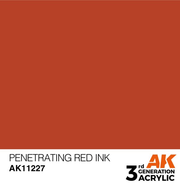 Ink Colors: Penetrating Red