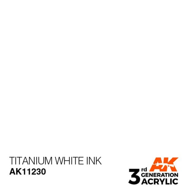 Ink Colors: Titanium White