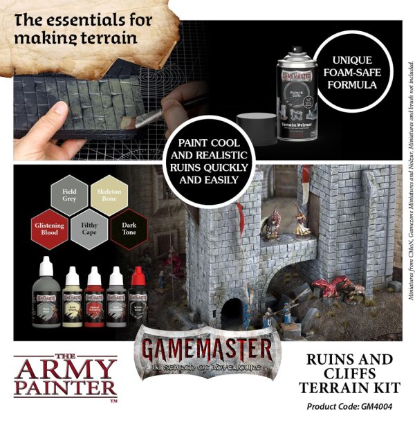 Gamemaster Terrain Kit: Ruins & Cliffs Terrain Kit