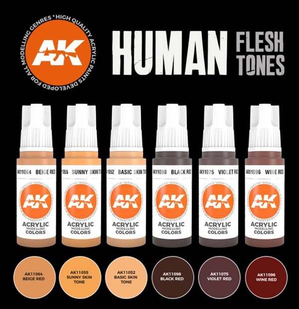 Human Flesh Tones