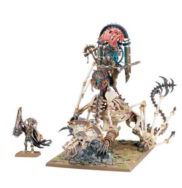 Tomb Kings of Khemri: Tomb King on Necrolith Bone Dragon