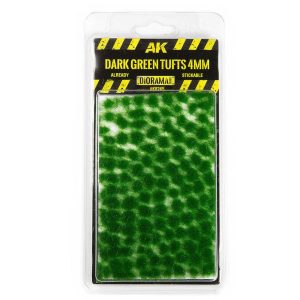 Dark Green Tufts 4mm