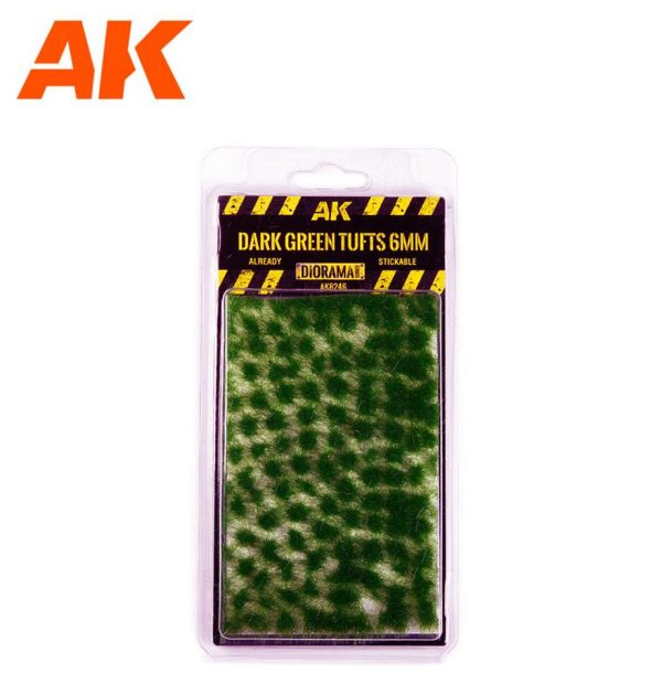 Dark Green Tufts 6mm