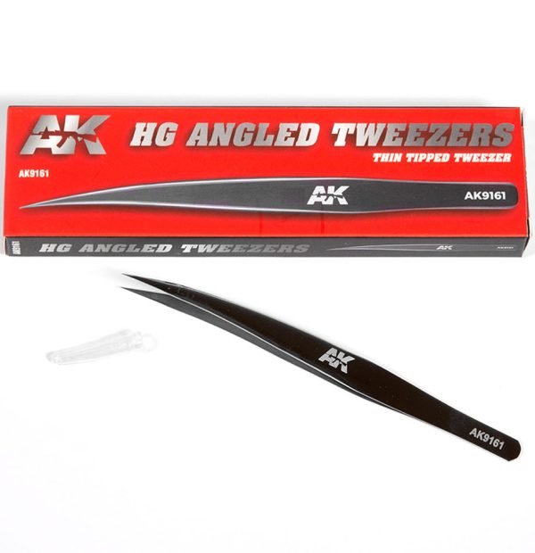 HG Angled Tweezers 01 Thin Tipped